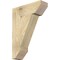 Ekena Millwork Traditional Slat Rough Sawn Bracket, Douglas Fir, 6"W x 20"D x 28"H BKT06X20X28TRA06RDF - alternate 1